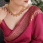 Radiant Magenta Kanchipuram Silk Saree