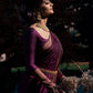 Royal Purple Elegance Kanjivaram Saree