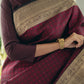 Maroon Elegance Kanjivaram Saree