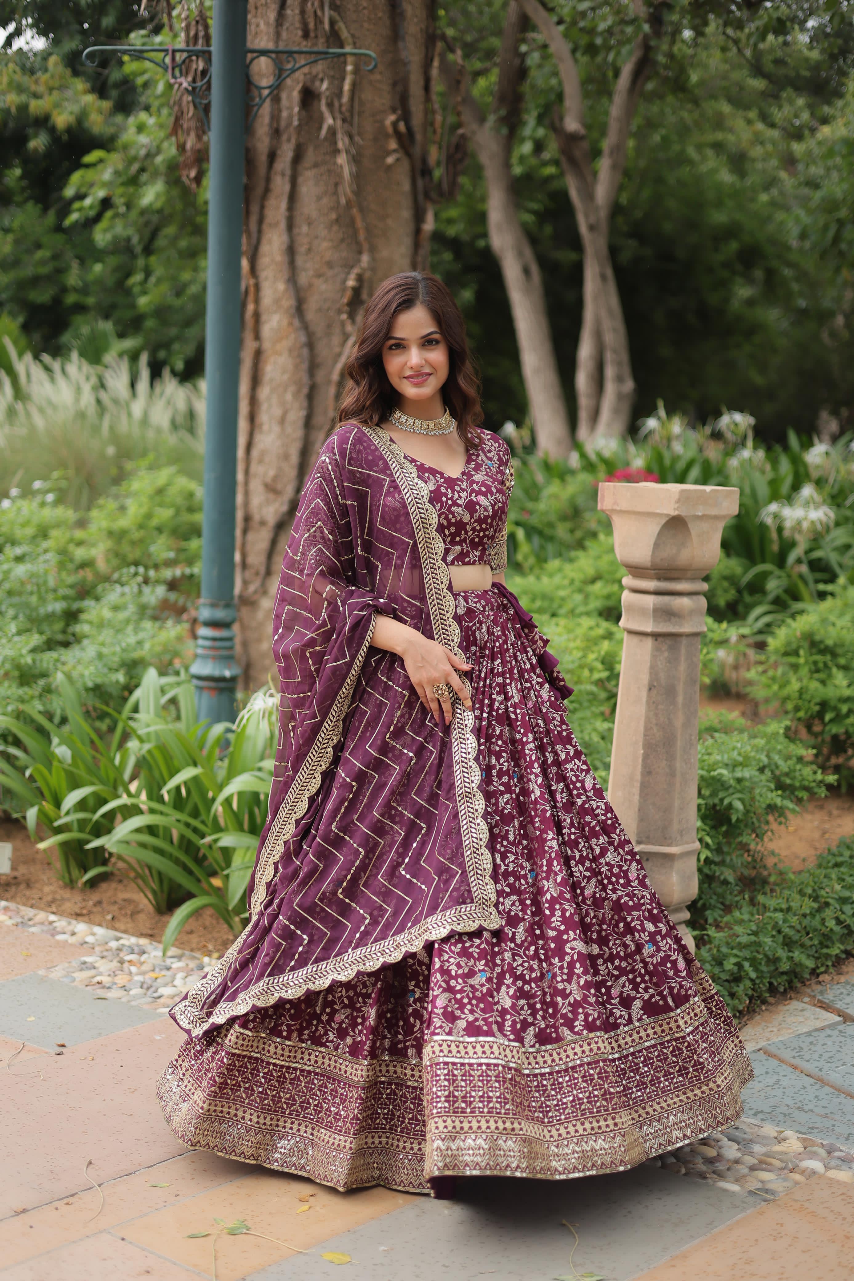 Embroidered Bridal Lehenga Choli