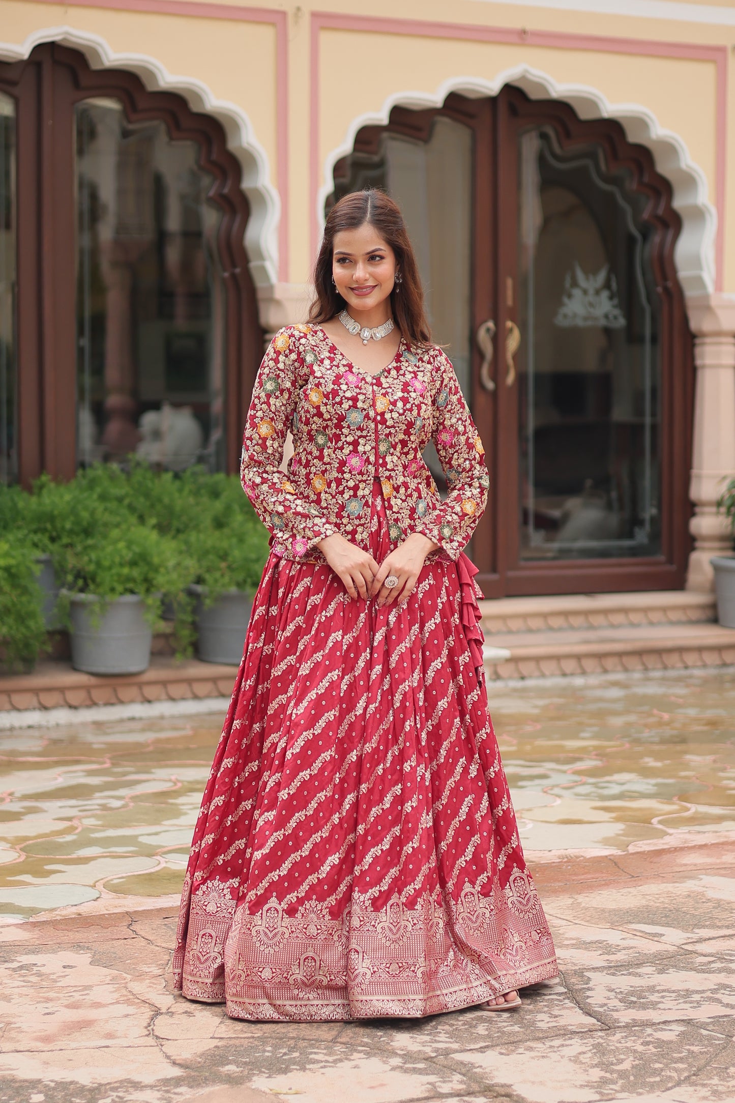 Floral Serenity Co-ord Lehenga Set