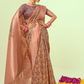 Rosy Elegance Banarasi Silk Saree