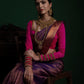 Royal Purple Kanjivaram Saree