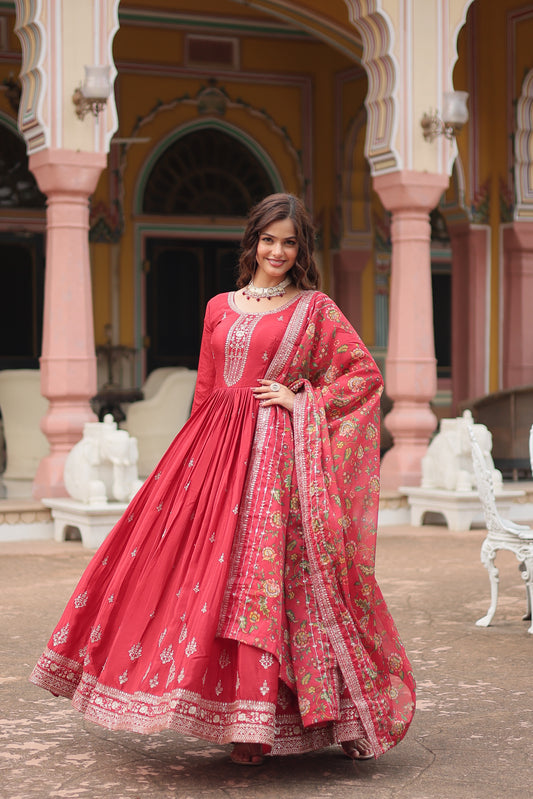 Imperial Grace Anarkali Gown