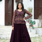 Golden Royalty Purple Lehenga Choli