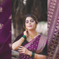 Majestic Purple Paithani Saree