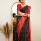 Midnight Elegance Kanjivaram Saree