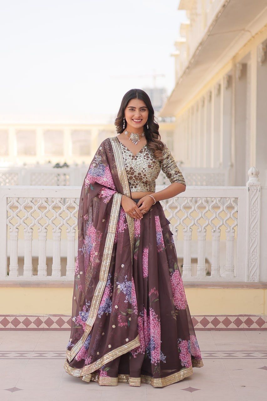 Russian Silk Lehenga Choli