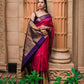 Pink Elegance Kanjivaram Saree