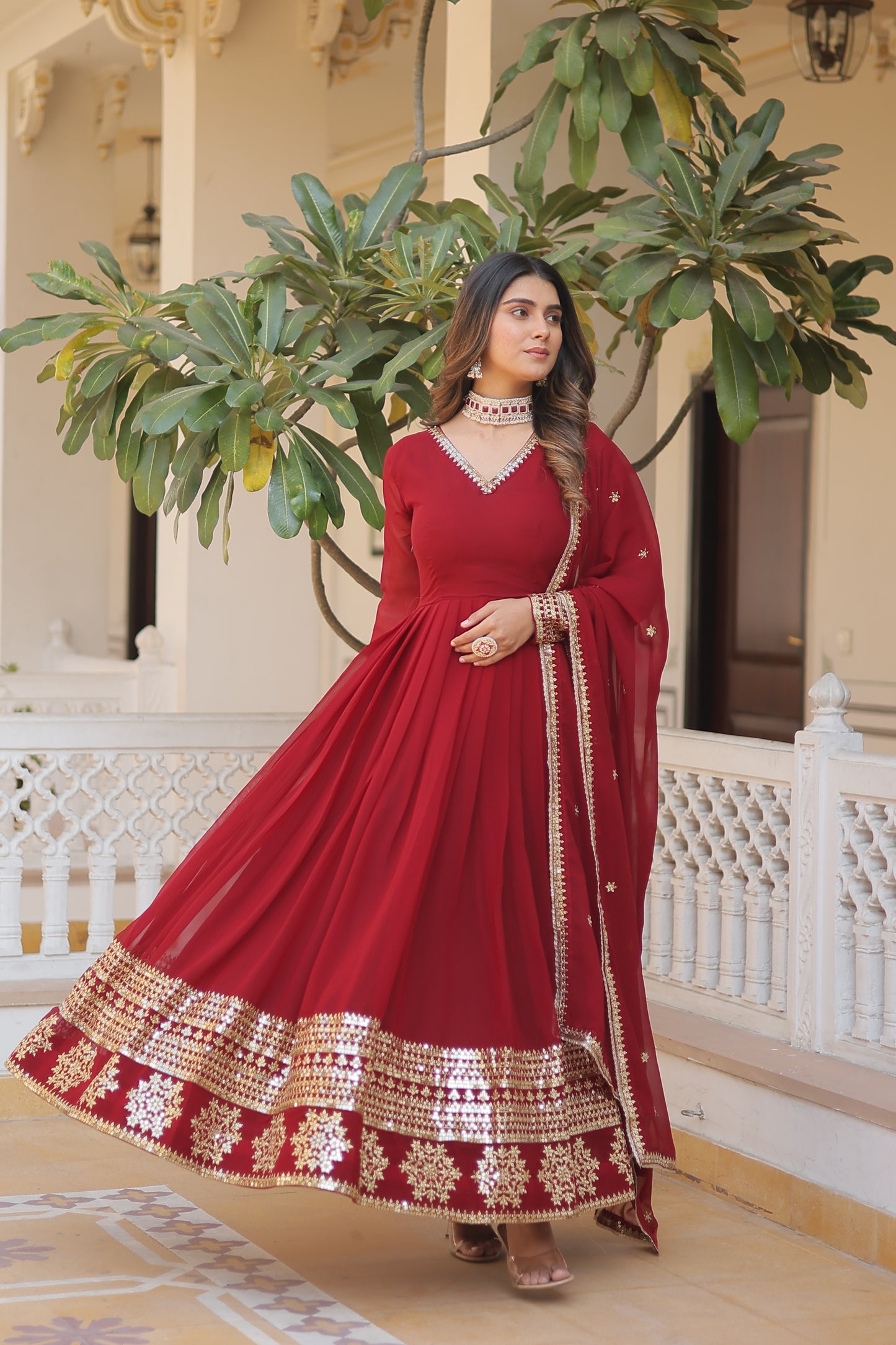 Courtyard Royalty Anarkali Gown