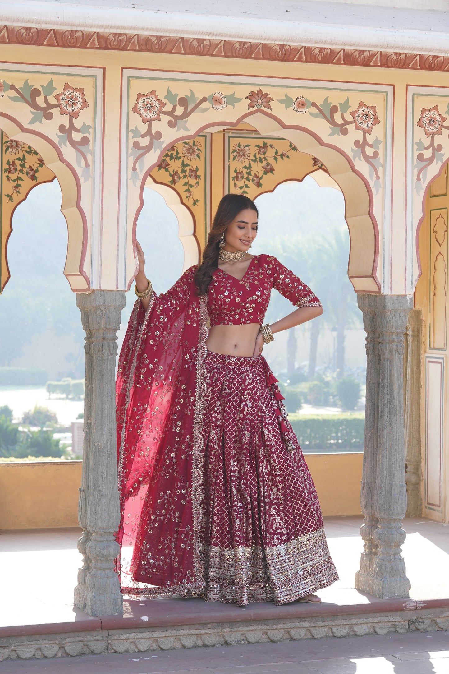 Embroidered Bridal Lehenga Choli