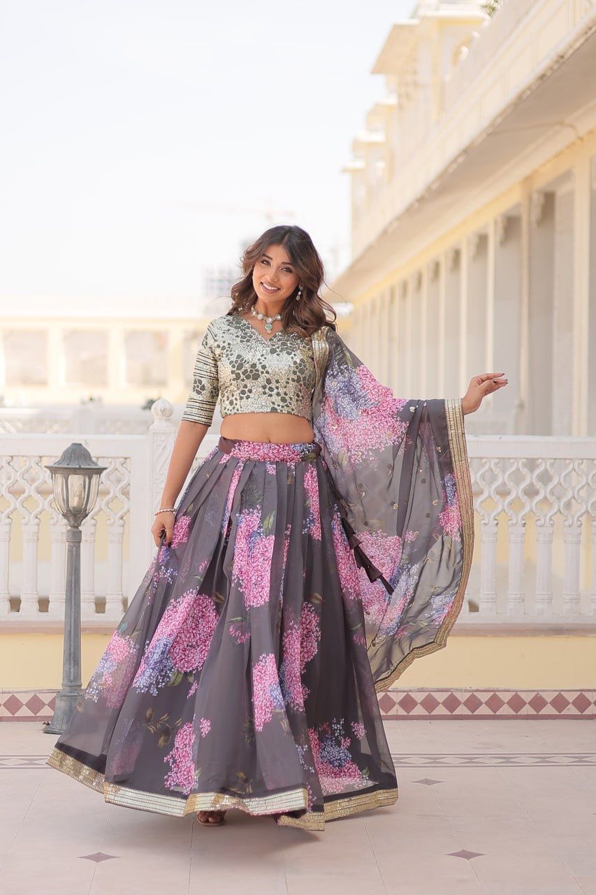 Russian Silk Lehenga Choli