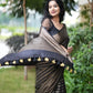 Midnight Opulence Kanjivaram Saree