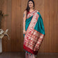 Teal Heritage Patola Saree