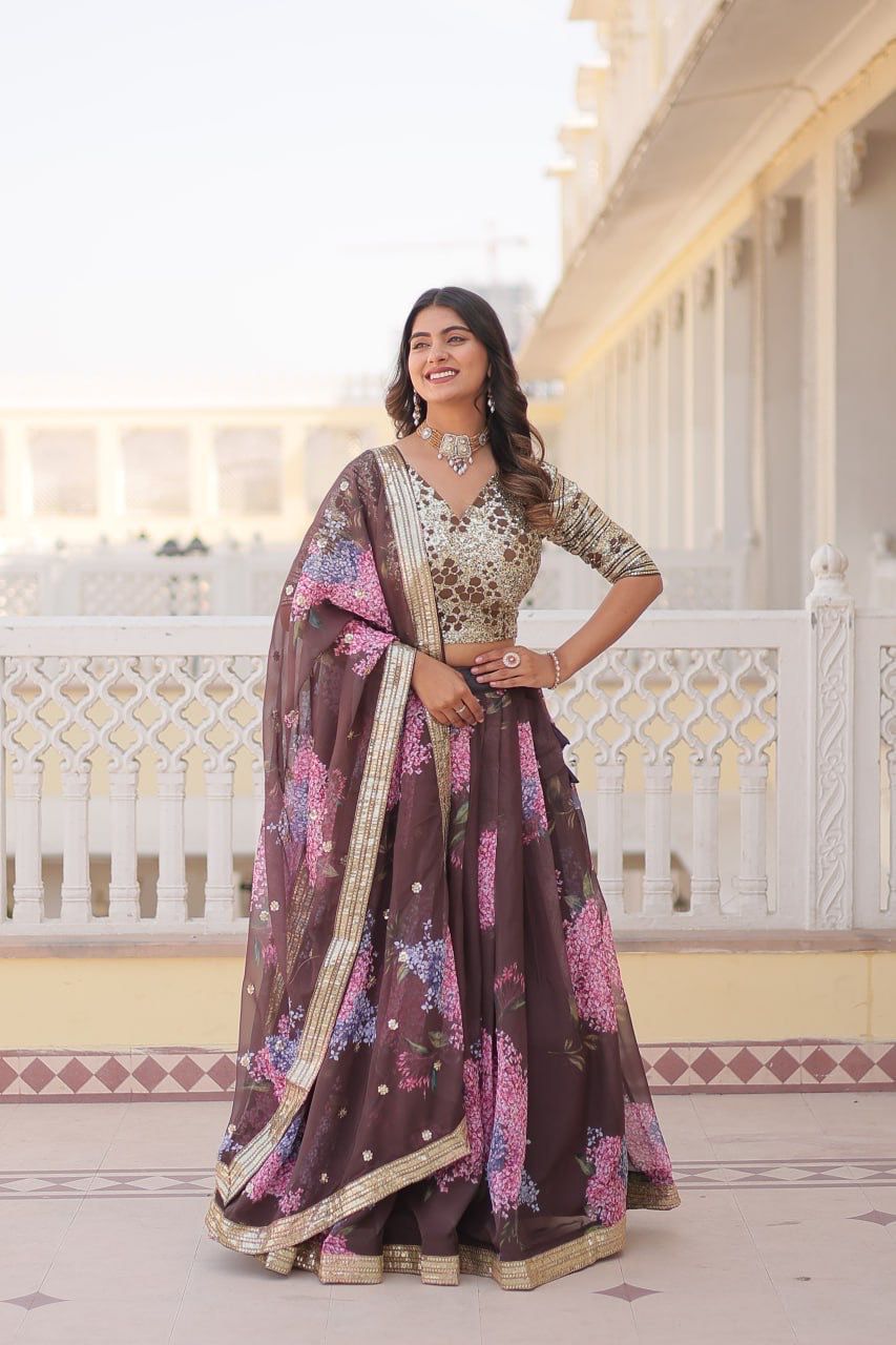 Russian Silk Lehenga Choli