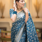 Regal Rose Banarasi Silk Saree