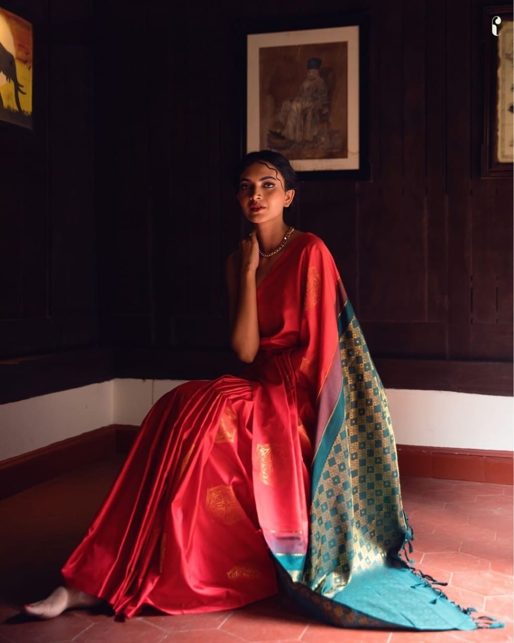 Regal Ruby Kanjivaram Saree