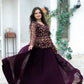 Golden Royalty Purple Lehenga Choli