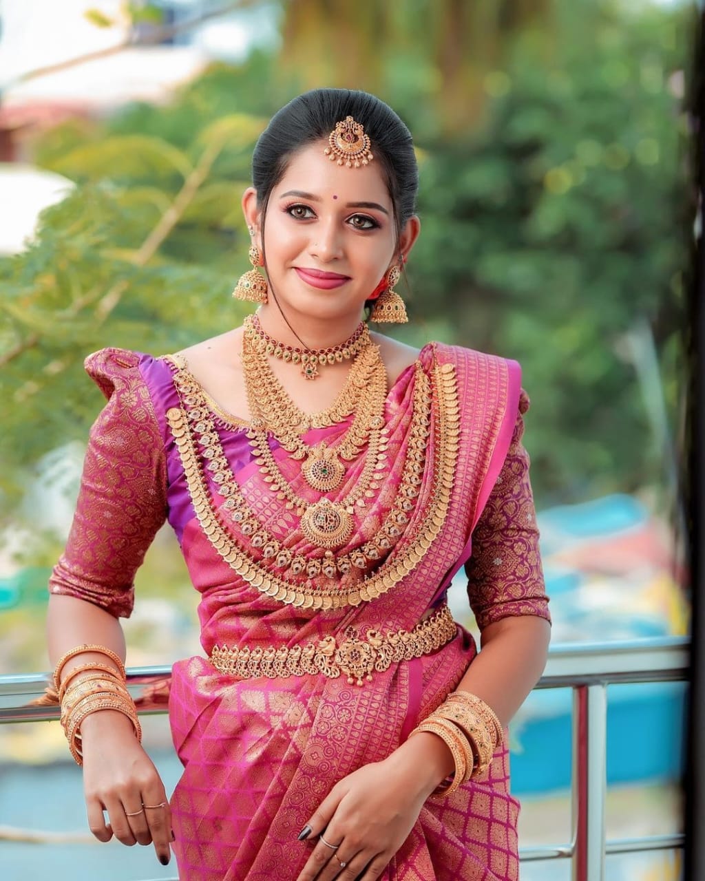 Gilded Rose Kanjivaram Saree