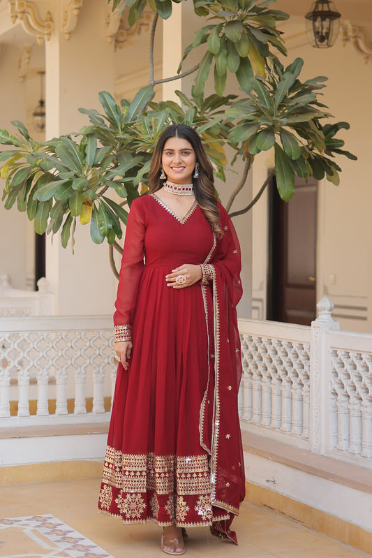 Courtyard Royalty Anarkali Gown