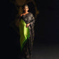 Emerald Midnight Silk Saree