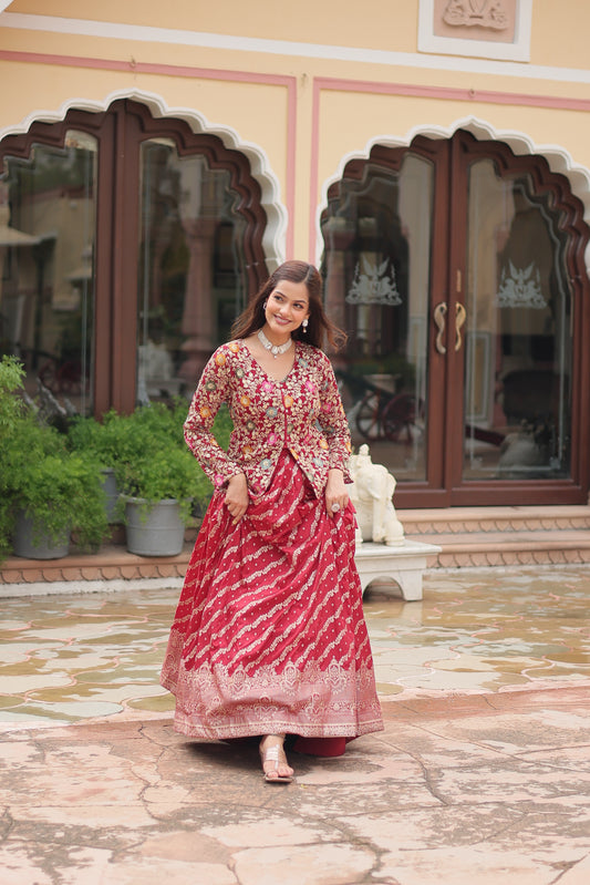 Floral Serenity Co-ord Lehenga Set