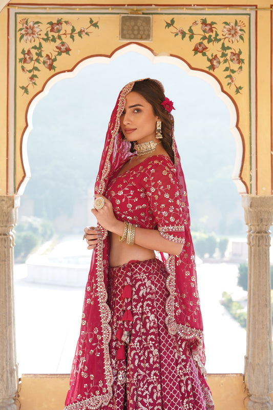 Embroidered Bridal Lehenga Choli