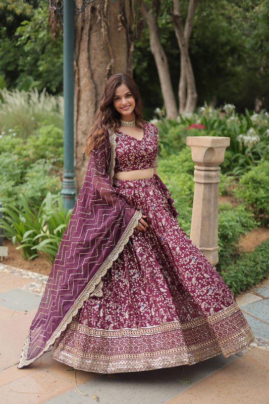 Embroidered Bridal Lehenga Choli