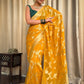 Opulent Emerald Banarasi Saree