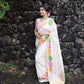 Mystic Leaf Silk Saree