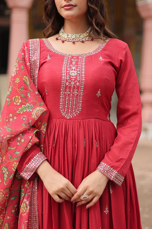 Imperial Grace Anarkali Gown