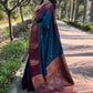 Midnight Elegance Banarasi Saree