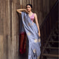 Silver Gleam Silk Saree