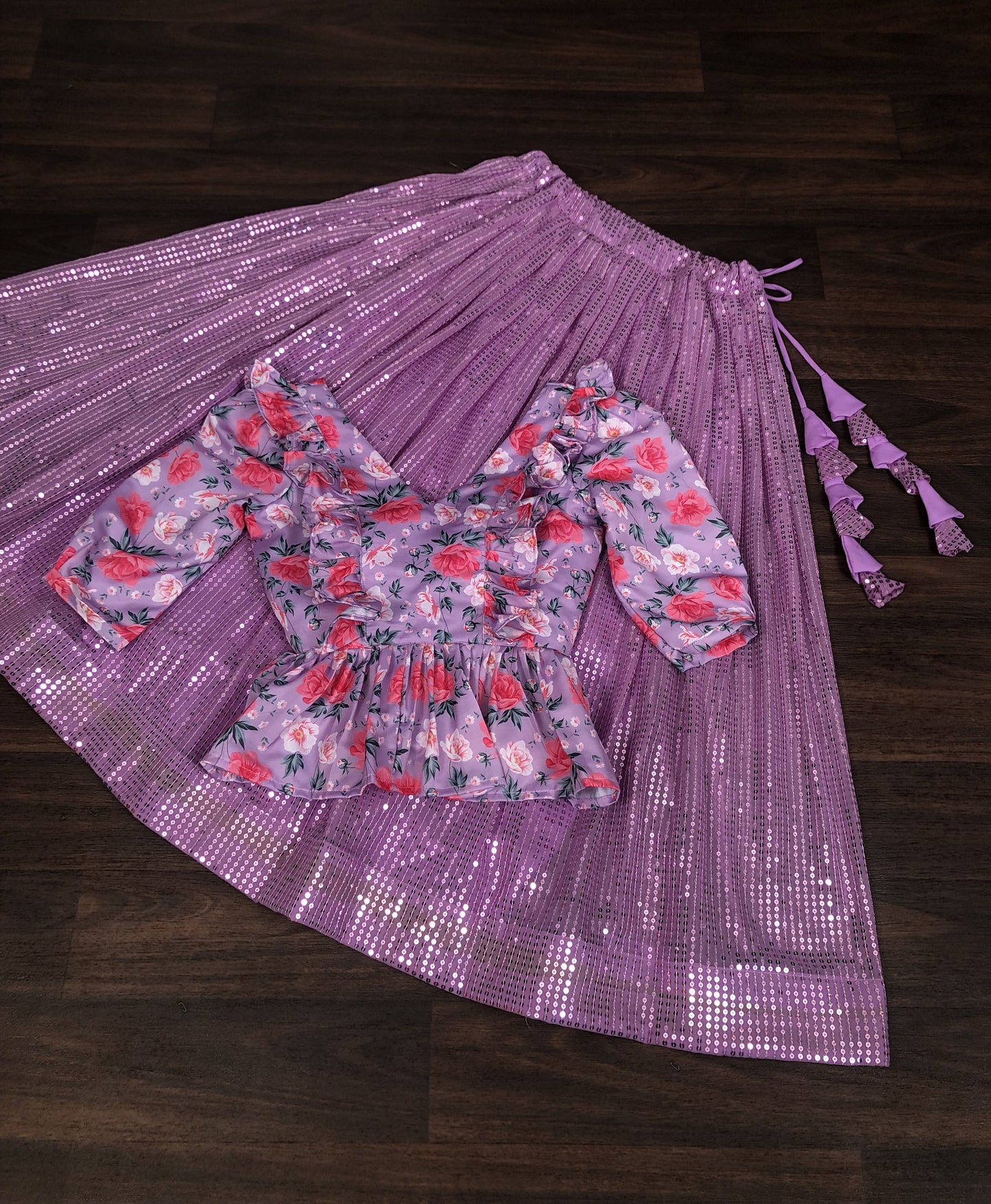 Lilac Blossom Glam Lehenga Choli