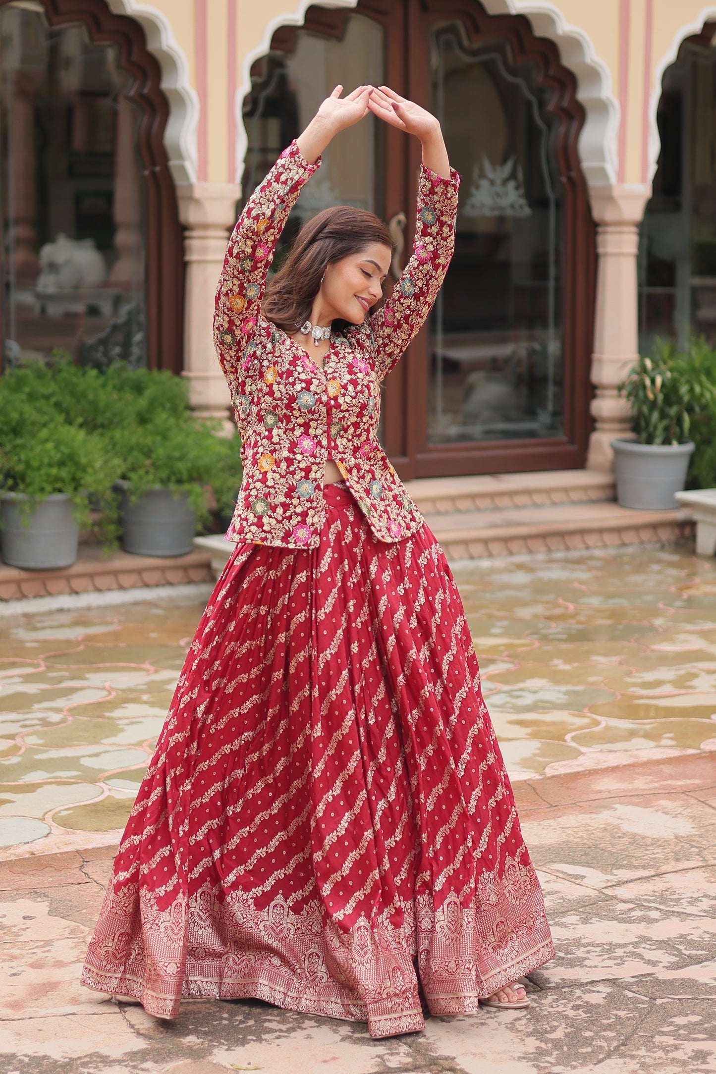 Floral Serenity Co-ord Lehenga Set