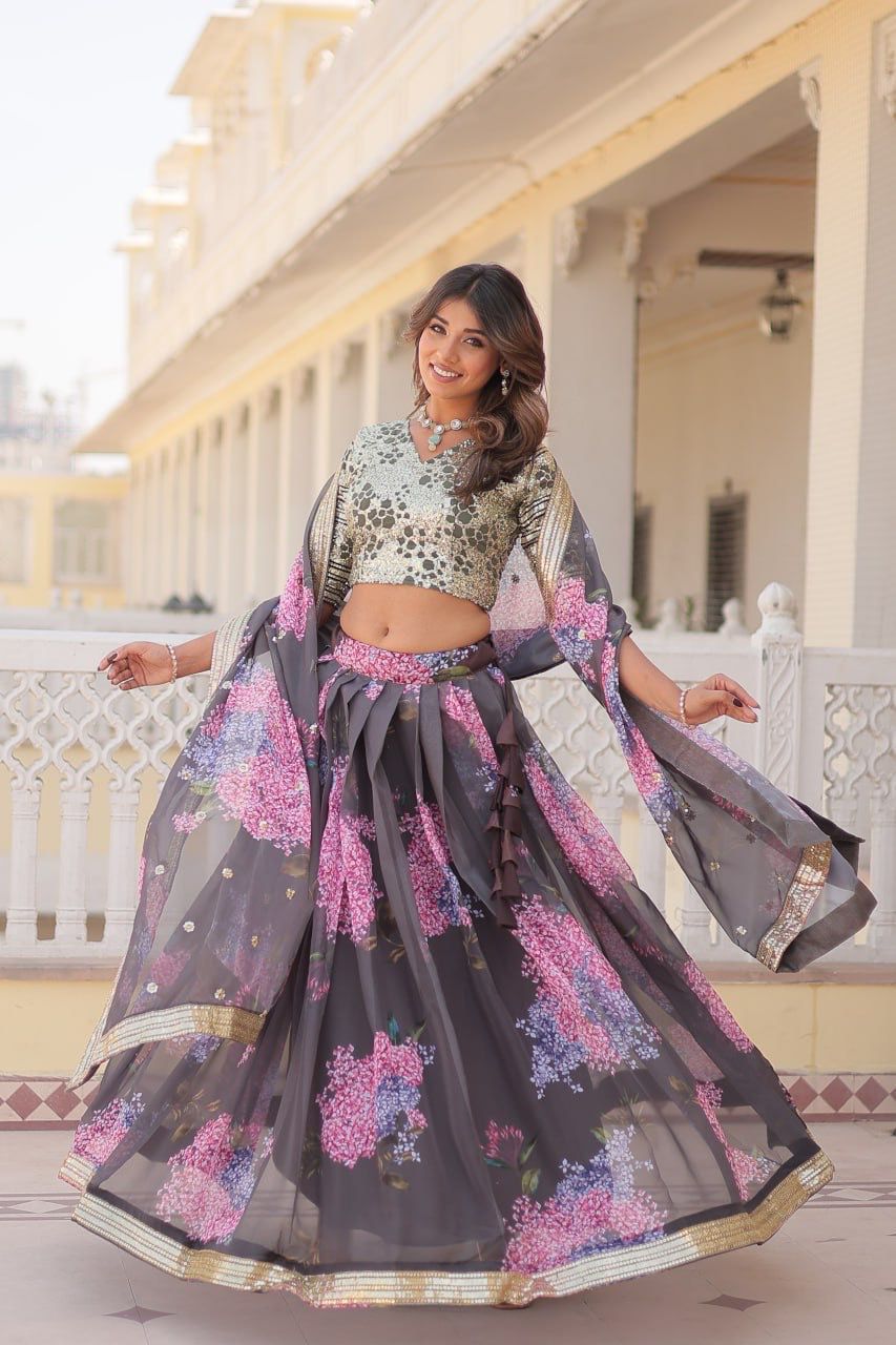 Russian Silk Lehenga Choli