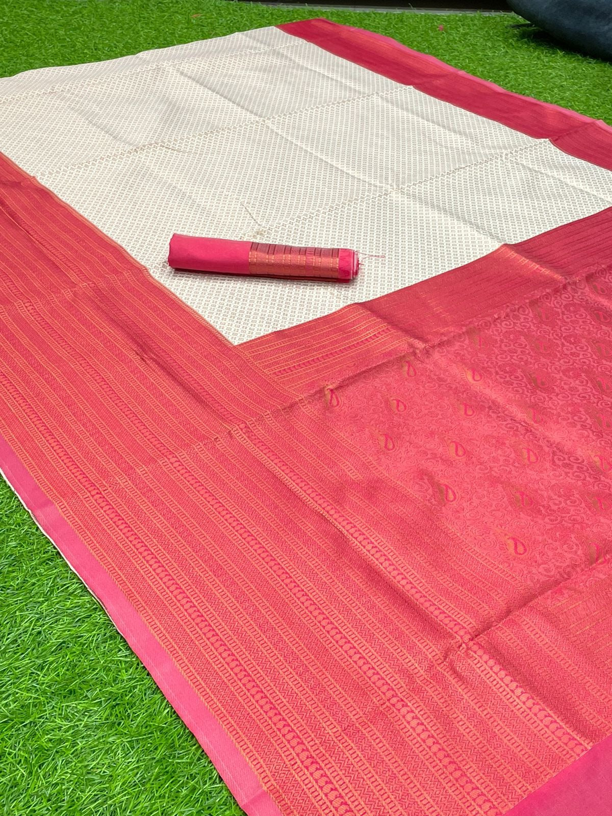 Pink Serenity Banarasi Saree