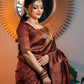 Regal Maroon Kanjivaram Saree