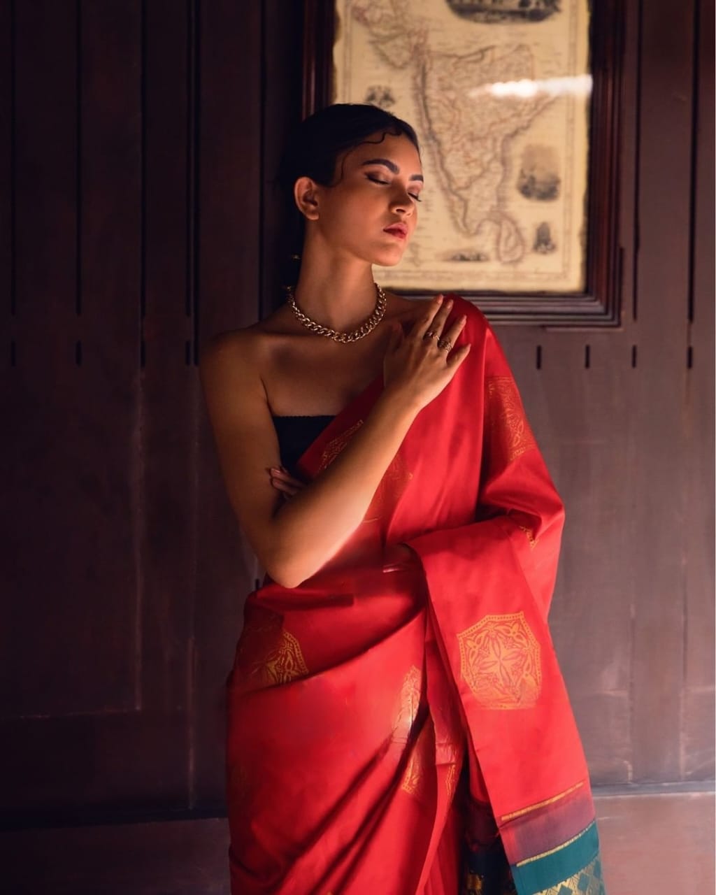 Regal Ruby Kanjivaram Saree