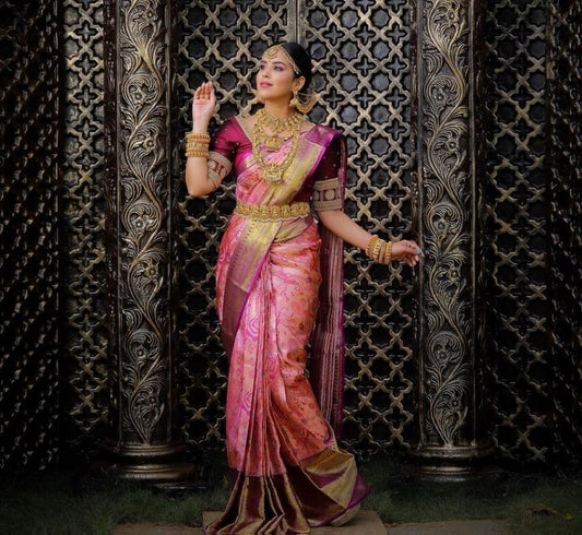 Royal Orchid Kanjeevaram Saree