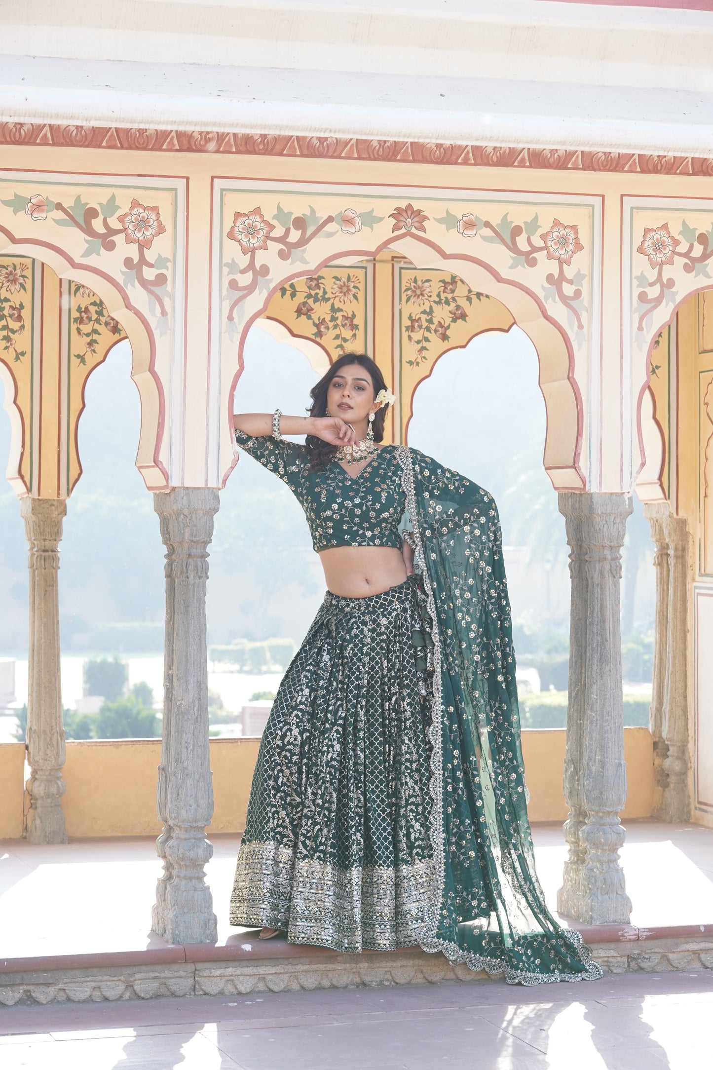 Embroidered Bridal Lehenga Choli