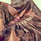 Golden Paisley Banarasi Silk Saree