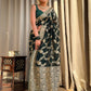 Opulent Emerald Banarasi Saree