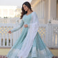 Elegant Sky Blue Gown