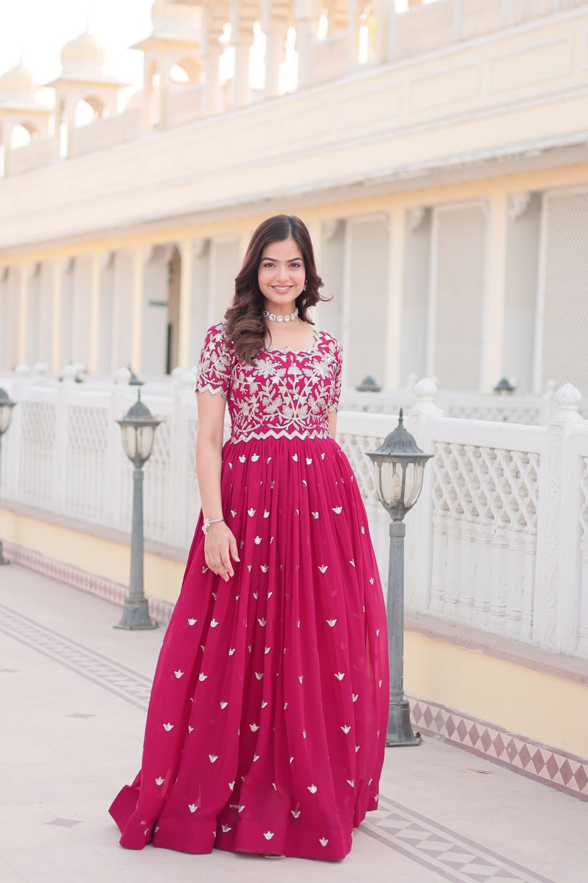 Majestic Floral Gown