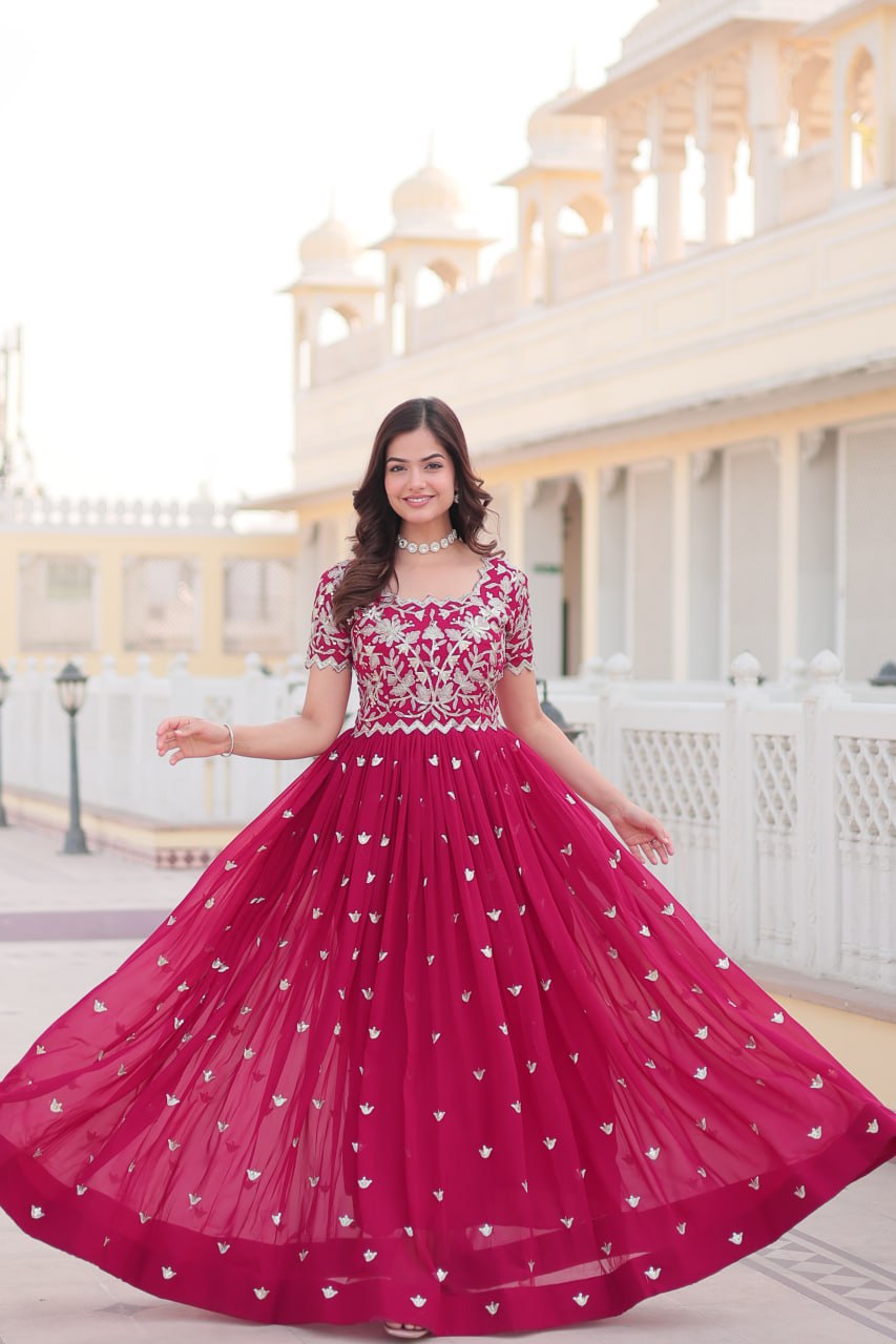 Majestic Floral Gown