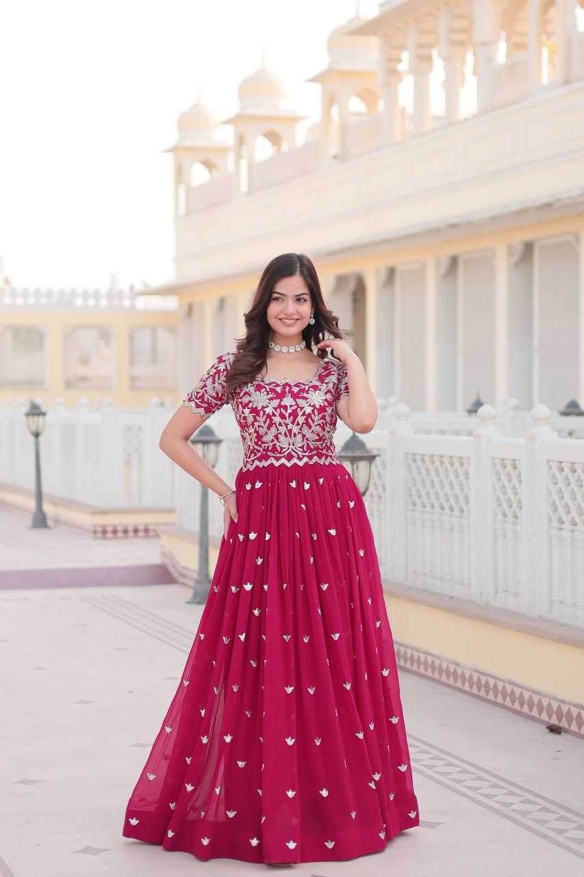 Majestic Floral Gown