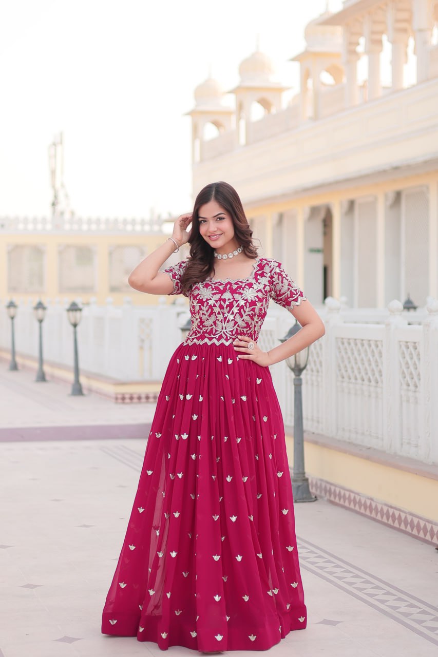 Majestic Floral Gown