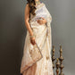 Opulent Ivory Elegance Saree