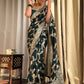 Opulent Emerald Banarasi Saree